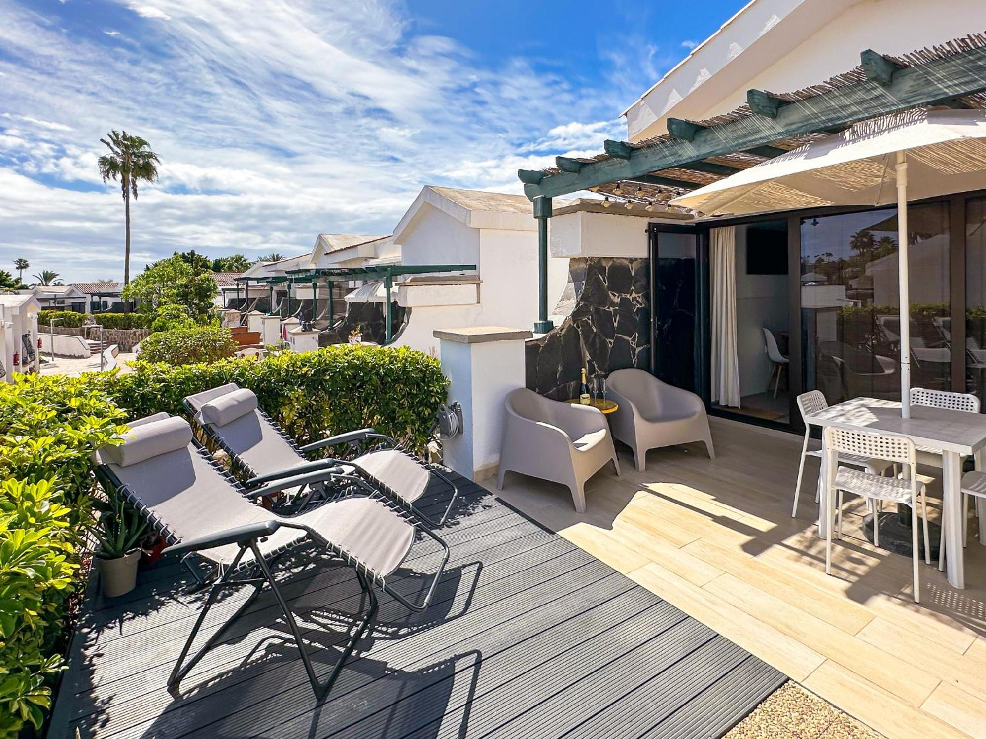 Relaxing Retreat In Maspalomas Lago - Fully Renovated Bungalow Экстерьер фото